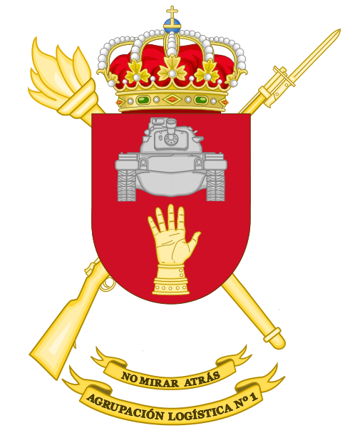 File:Coat of Arms of the 1st Divisional Logistics Group.svg