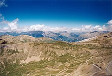 Vue sur la montée.