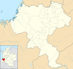 Tunía ubicada en Cauca (Colombia)