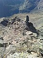 Cresta ovest dalla cima del Corno di Faller