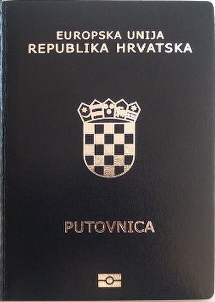 Image: Croatian biometric passport