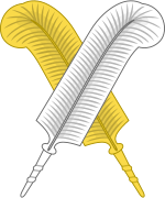 Crossed Feather Badge of Henry VI.svg
