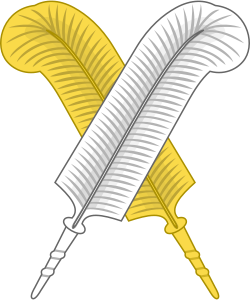 File:Crossed Feather Badge of Henry VI.svg