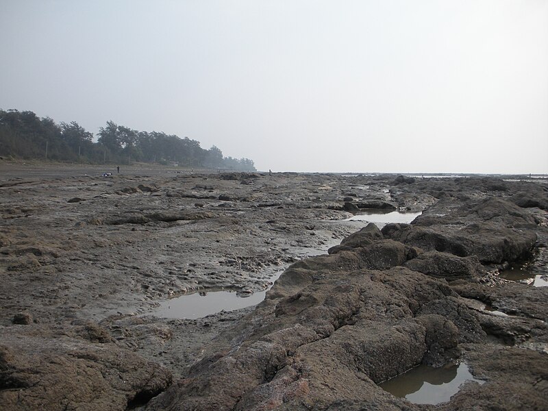 File:Daman Devka Beach LowTide.JPG