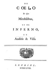 De Coelo et Ejus Mirabilibus, et de Inferno ex Auditis Visis