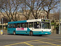 Ein Bus der Arriva in Liverpool, England