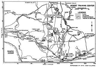 <span class="mw-page-title-main">Desert Training Center</span> US Army training centers during World War II