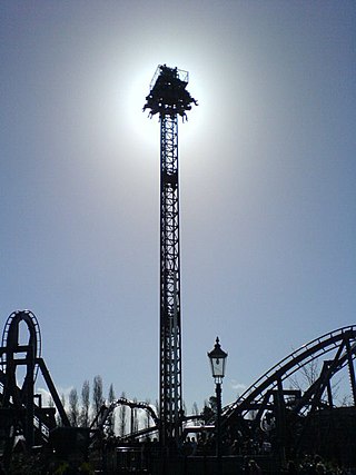 <span class="mw-page-title-main">Detonator: Bombs Away</span> Drop tower flat ride