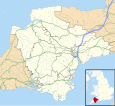 Shute este amplasată în Devon