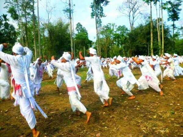 Chutia Dharma Husori performed in Borgaon, Tinsukia