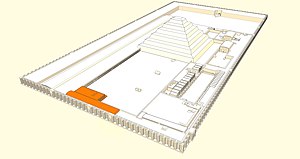 Piramide Di Djoser: Vista dinsieme, Piramide, Tomba a sud