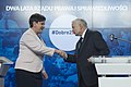 Dobre 2 lata rządu Prawa i Sprawiedliwości konferencja Beaty Szydło i Jarosława Kaczyńskiego.jpg