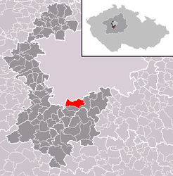 Dolní Břežany – Mappa