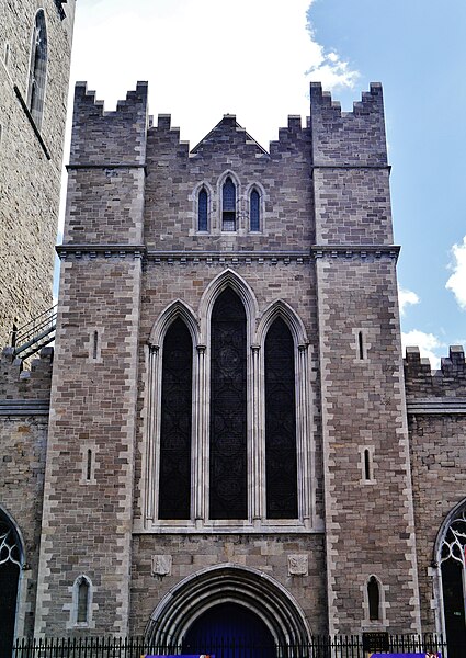 File:Dublin St. Patrick's Cathedral Exterior Facade 3.jpg