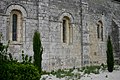 Mur de l'église, façade Ouest.