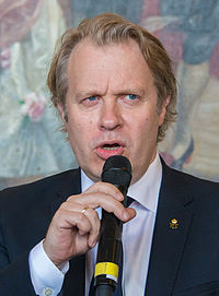 Eirik Stubø under Dramatens höstsamling i augusti 2015.