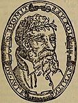 El Sobremesa y Alivio de caminantes de Joan Timoneda (1569) (page 9 crop).jpg (Retrat de Joan Timoneda imprès a la seva obra Sobremesa y Alivio de caminantes (1569))