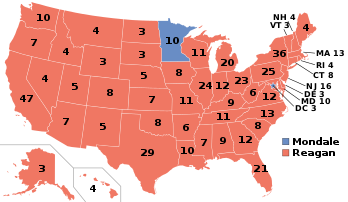 1984 United States Presidential Election Wikipedia
