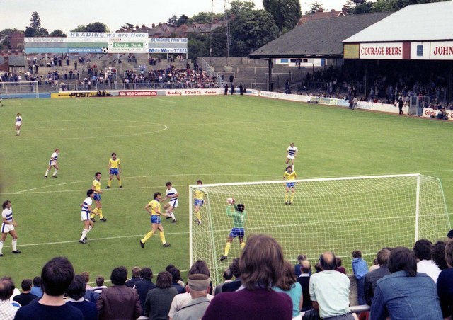 Elm Park was Reading's stadium for 102 years, pictured here in 1981.