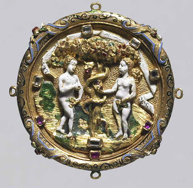 File:English - Hat Badge with the Fall of Man - Walters 44266.jpg
