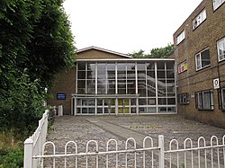 Entrance to Lansbury Lawrence School (geograph 4564618).jpg