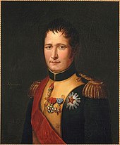 Popiersie portret Józefa Bonaparte w hiszpańskim mundurze.