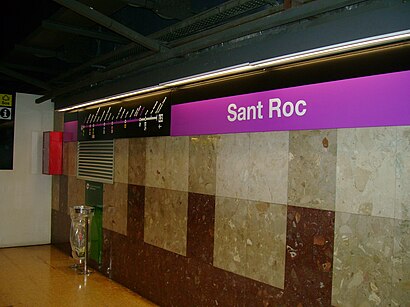 How to get to Sant Roc with public transit - About the place