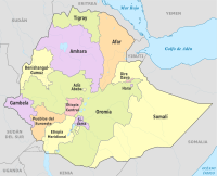 Region e sità autonome de la Etiopia