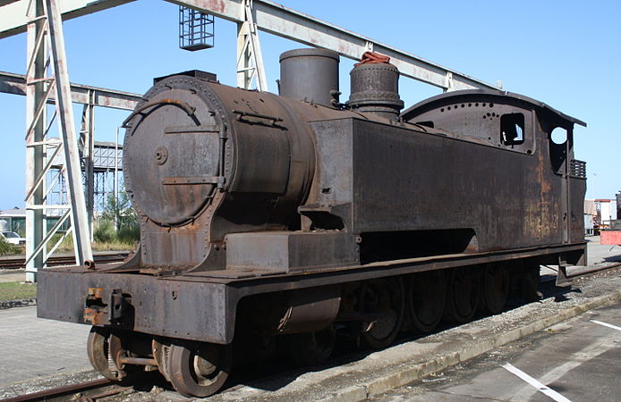 No. 221 upon delivery to the Outeniqua Transport Museum in August 2014