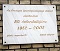 "Sportkórház" 50. évforduló Zsolna utca 37.