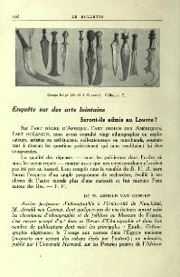 Fénéon - Iront-ils au Louvre ? Enquête sur les arts lointains, Bulletin de la vie artistique, 24, 25 et 26, 1920.djvu