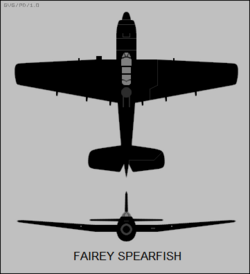 Fairey Spearfish silhouette à deux vues.png