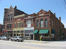 Farmland's downtown Farmland Downtown Historic District.jpg