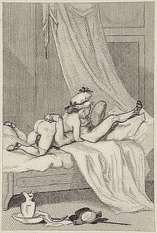 Gravure van Félicien Rops, Le Diable au Corps (1865)