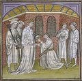 Le roi Philippe 1er achetant la vicomté de Bourges