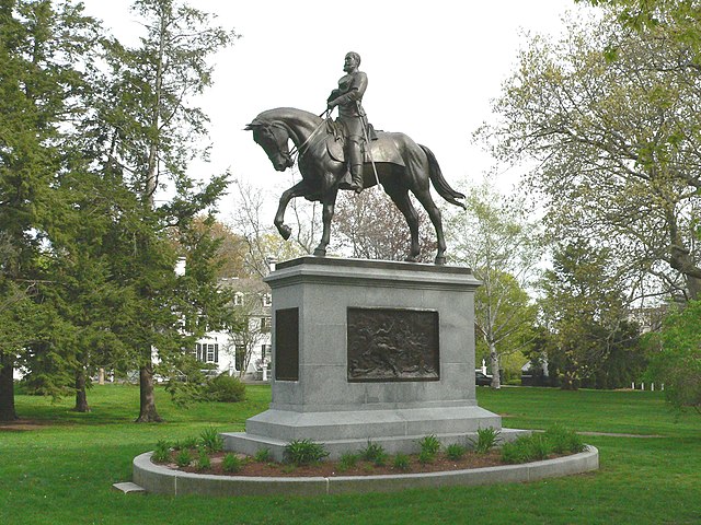 a Statue of Porter in Haven Park, Portsmouth, New Hampshire