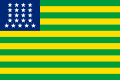 Primera bandera de la República de los Estados Unidos del Brasil (15 de noviembre al 19 de noviembre de 1889).