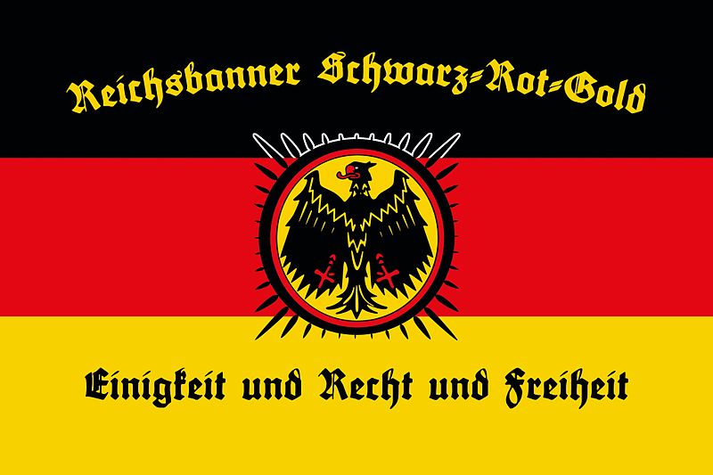 Das Reichsbanner Schwarz-Rot-Gold, Bund aktiver Demokraten 800px-Flagge_Reichsbanner_2013