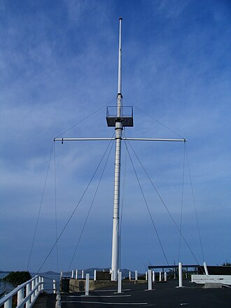 The Observation Point flagstaff Flagstaff, Port Chalmers, NZ1.JPG