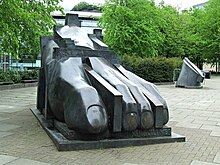 The Foot, with The Ankle in the background Foot by Eduardo Paolozzi - geograph.org.uk - 3498207.jpg