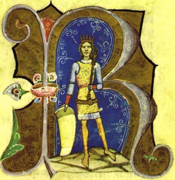 The young Géza (from the Illuminated Chronicle)