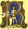 The young Géza (depicted in the Illuminated Chronicle)