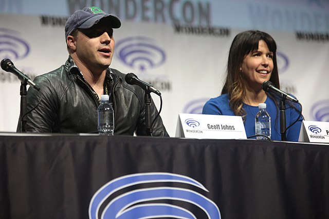 DC Entertainment president & CCO Geoff Johns and director Patty Jenkins at WonderCon 2017