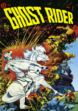 Ghost Rider # 3, disegnato da Frank Frazetta