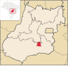 Location of Piracanjuba in Goiás