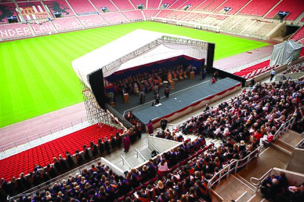 Graduations at the Stadium of Light