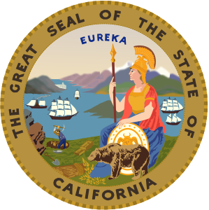 Athena trên Con dấu chính thức của California