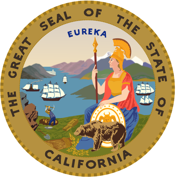 Athena on the Great Seal of California