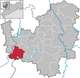 Kaart van Groitzsch (Leipzig)
