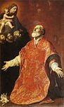 Экстаз святого Филиппа Нери, основателя монашеского ордена Ораторианцев, 1614, католическая ораторианская церковь Санта-Мария-ин-Валичелла, Рим.